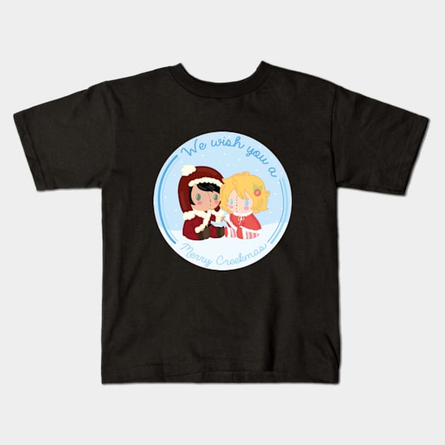 We wish you a merry creekmas Kids T-Shirt by HoneyLiss